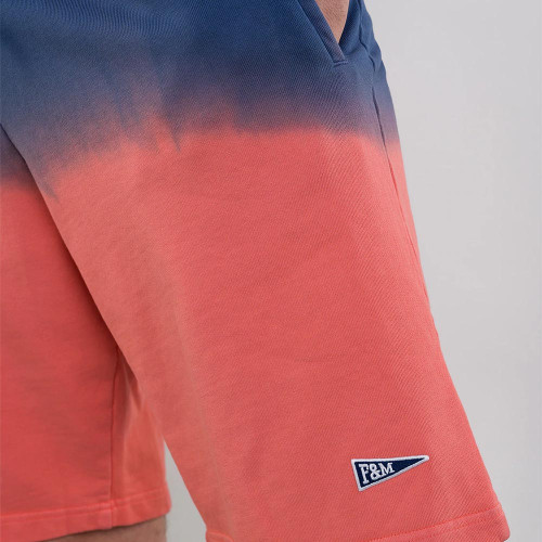 Franklin Marshall Ανδρικό σορτς Dip Dyed Cotton Fleece